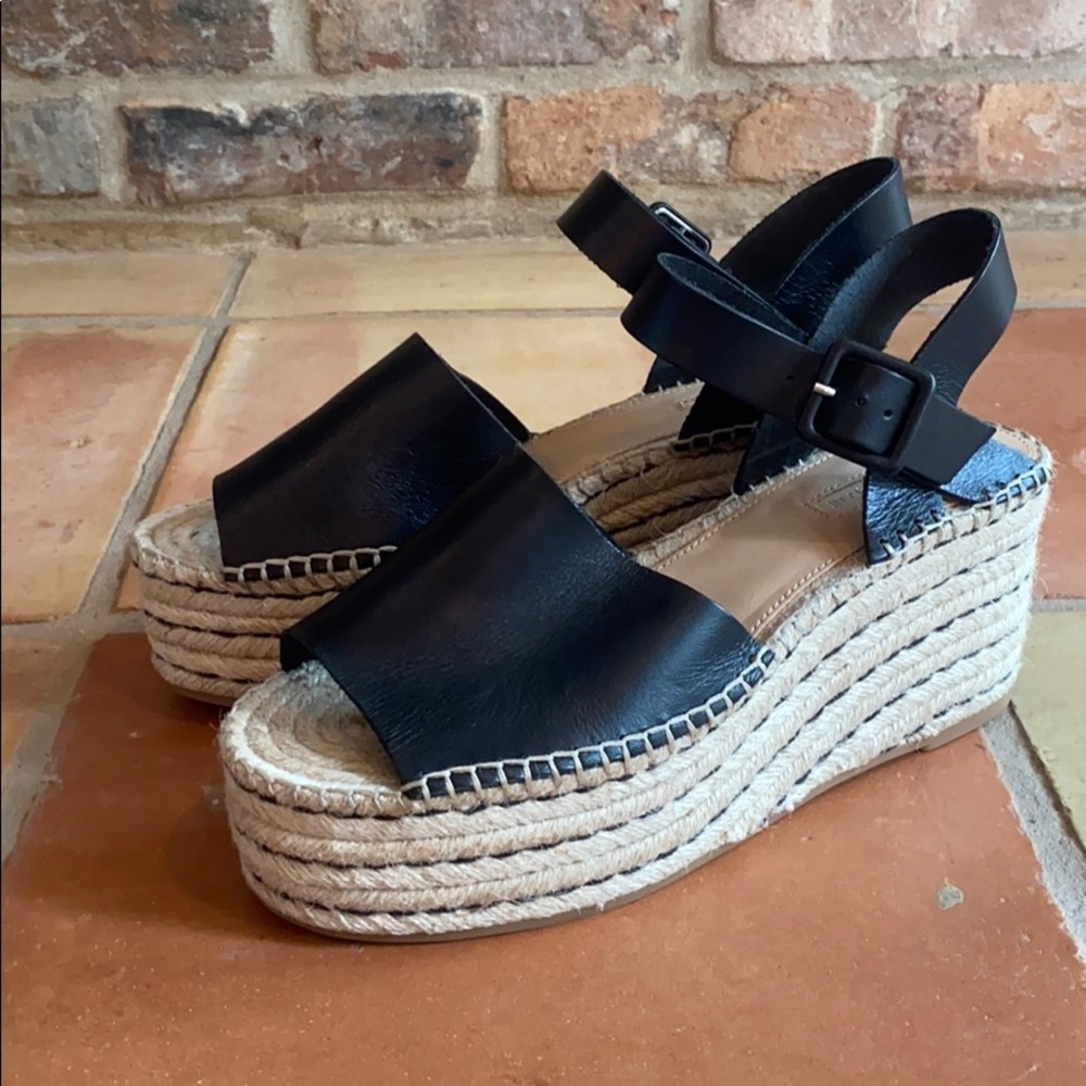 Antonio Melanie size 9 woven wedges